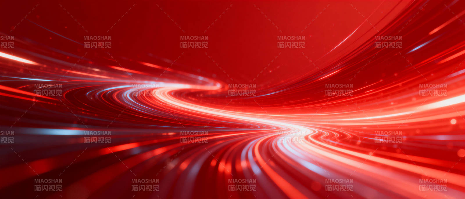 红色流光漩涡图片