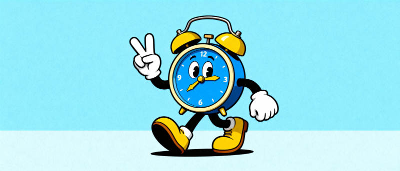 闹钟先生比耶图片