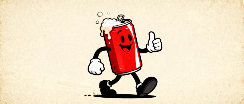 快乐饮料罐图片