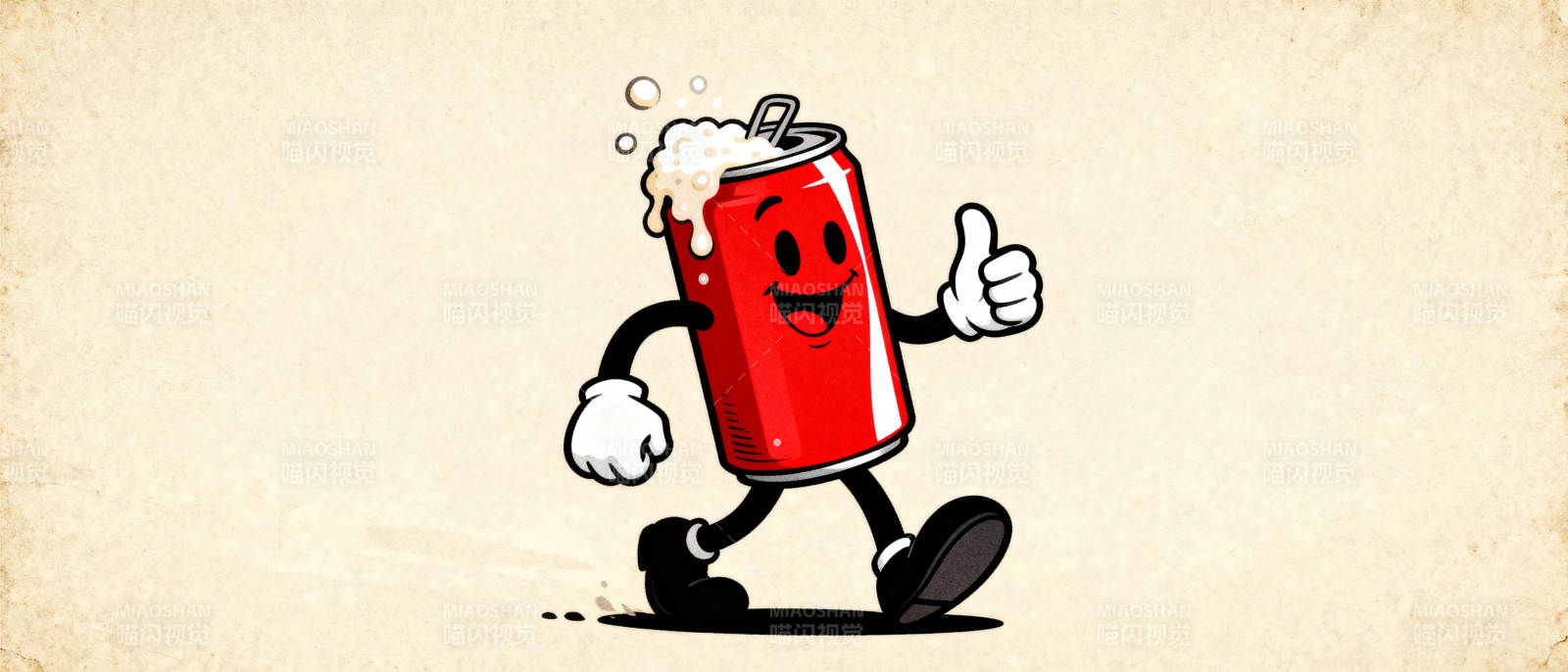 快乐饮料罐图片