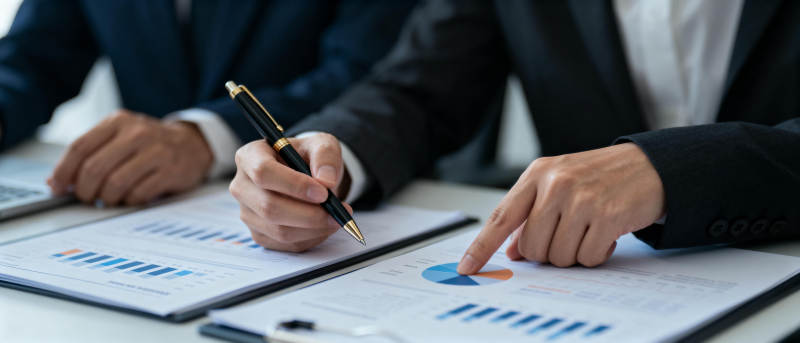 商务会议讨论图表图片