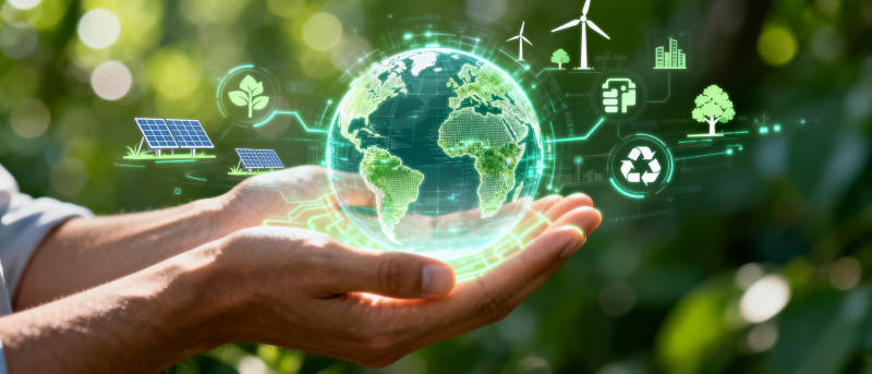 绿色地球 守护未来图片