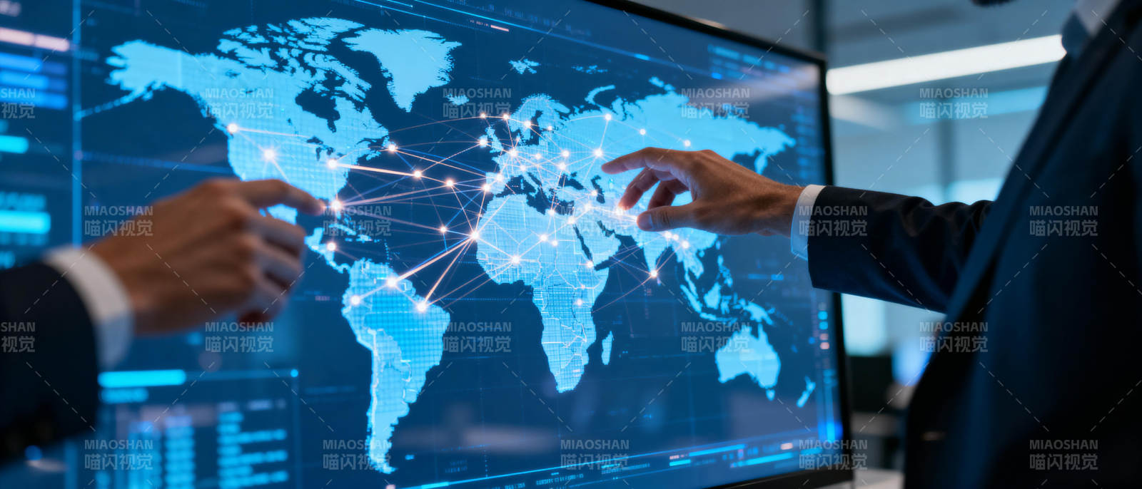 全球网络连接图图片