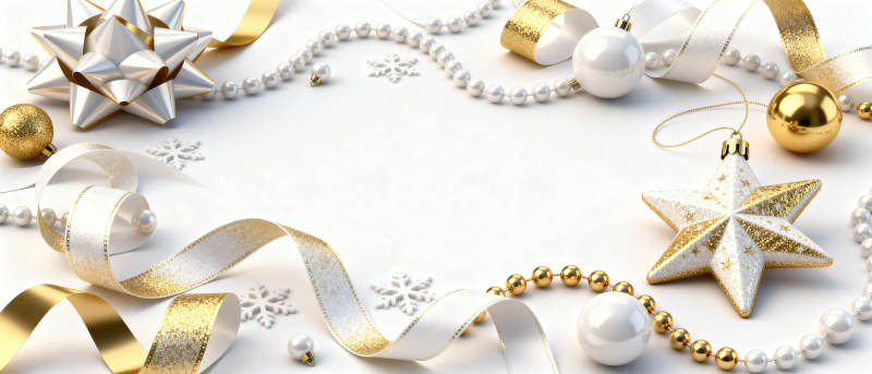 圣诞装饰品特写图片