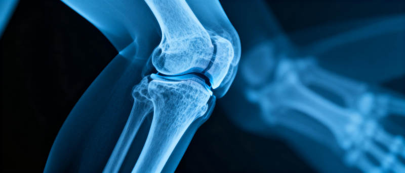 膝关节X光影像图片