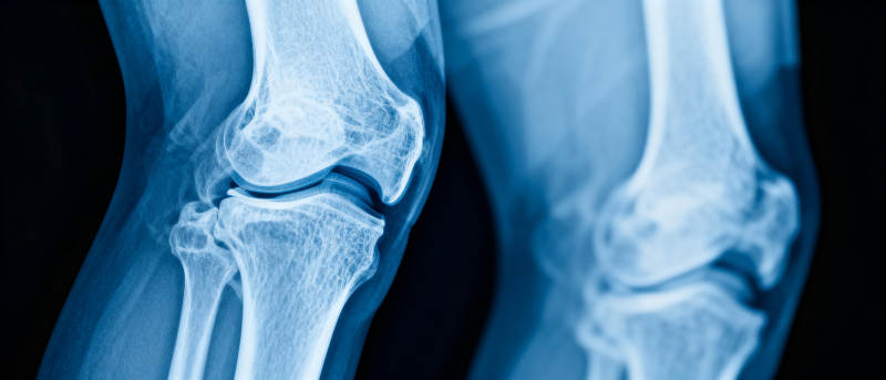 膝关节X光影像图片