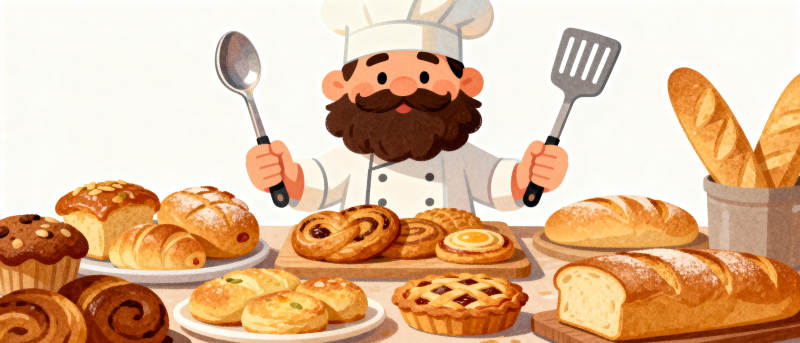 面包师的美味烘焙图片