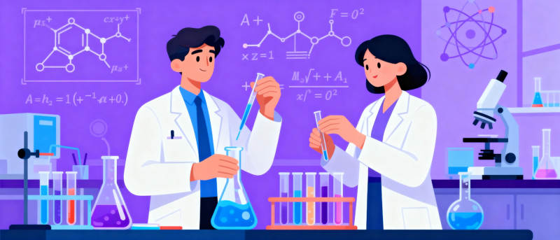 实验室里的科学探索图片