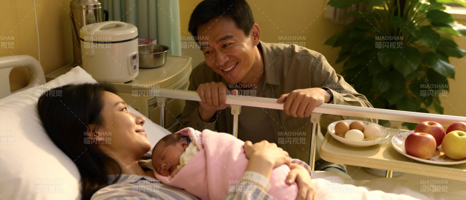 幸福一家三口图片