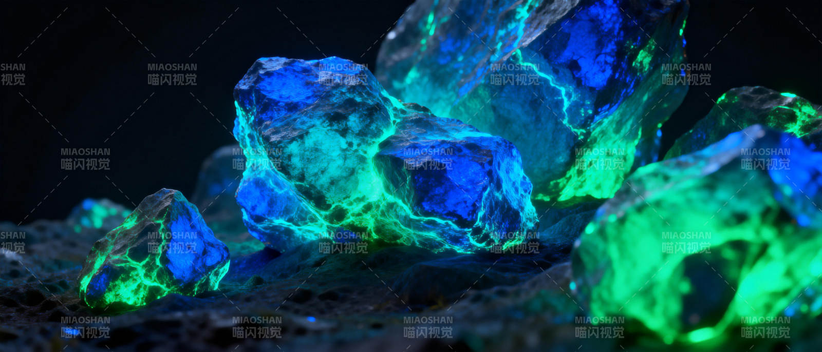 荧光矿石奇观图片