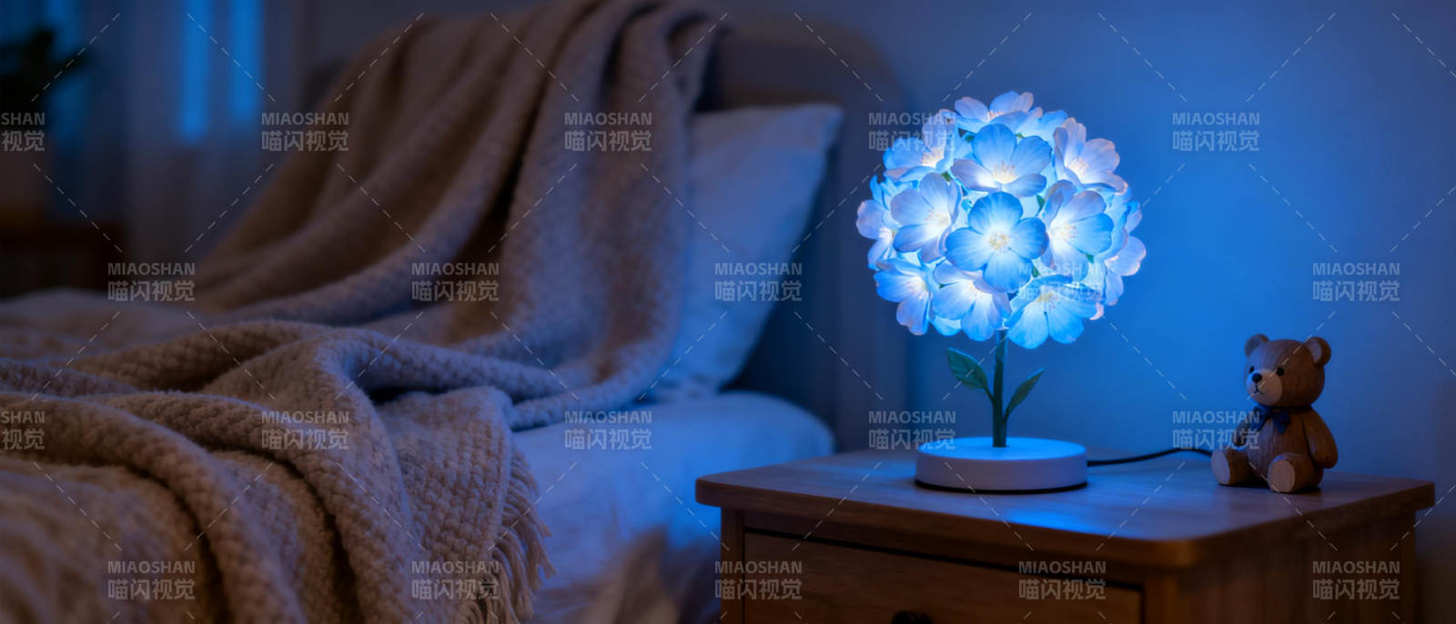 夜灯伴眠 温馨如初图片