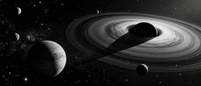 宇宙星环奇观图片