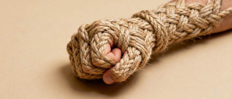 绳结缠手艺术图片