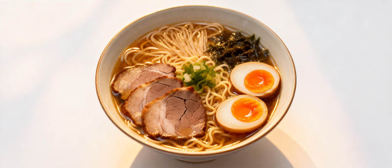 美味拉面特写图片