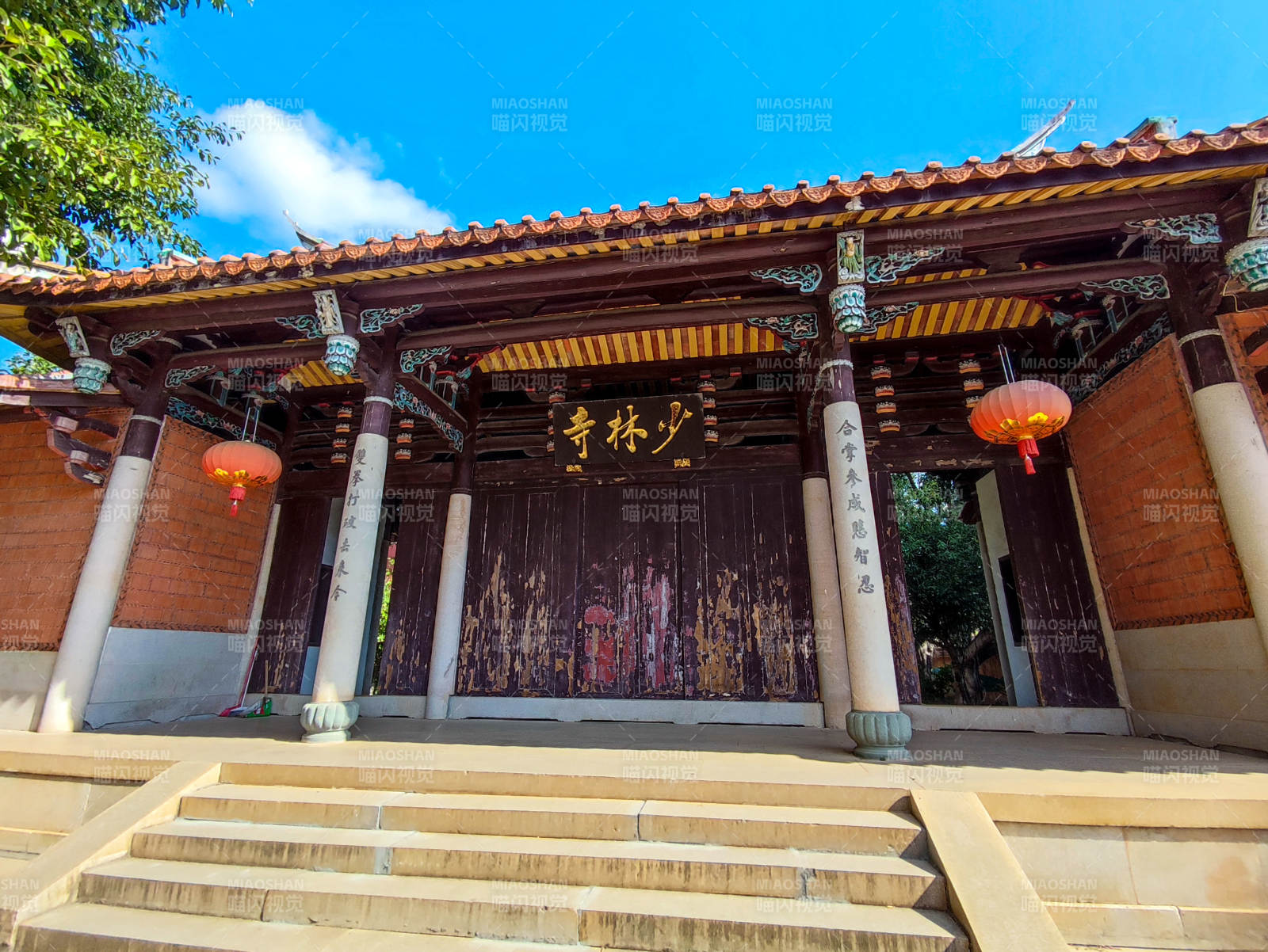 泉州南少林寺门前风光图片