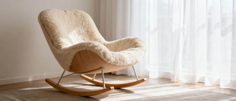 温馨摇椅静享时光图片