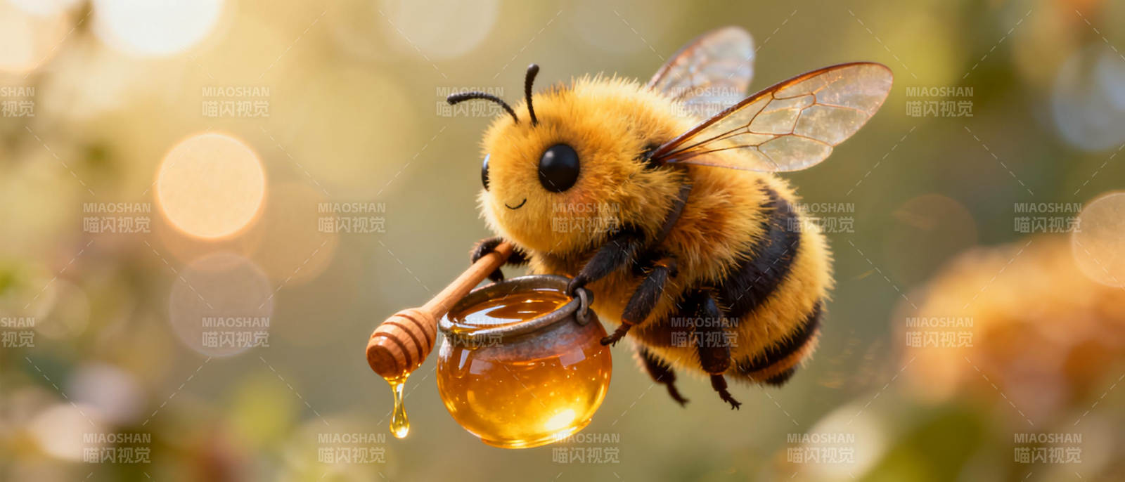 蜜蜂采蜜 甜蜜飞舞图片