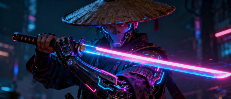 霓虹武士 光刃出鞘图片