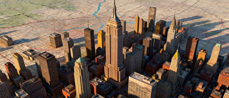 城市天际线图片