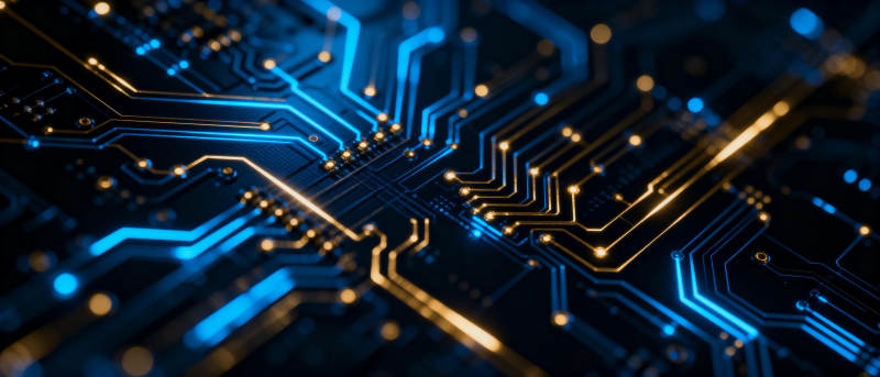 科技电路光影图片