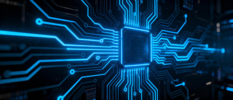 科技电路芯动图片