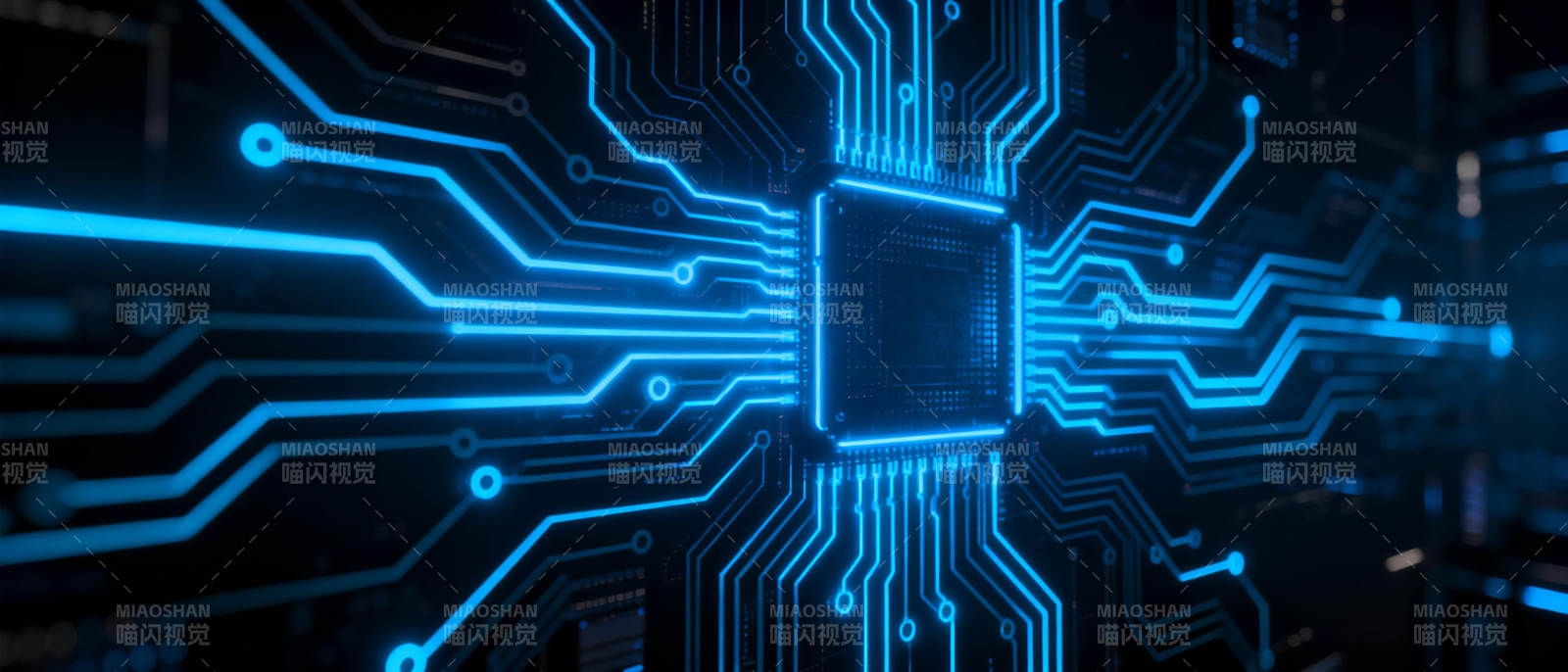 科技电路芯动图片