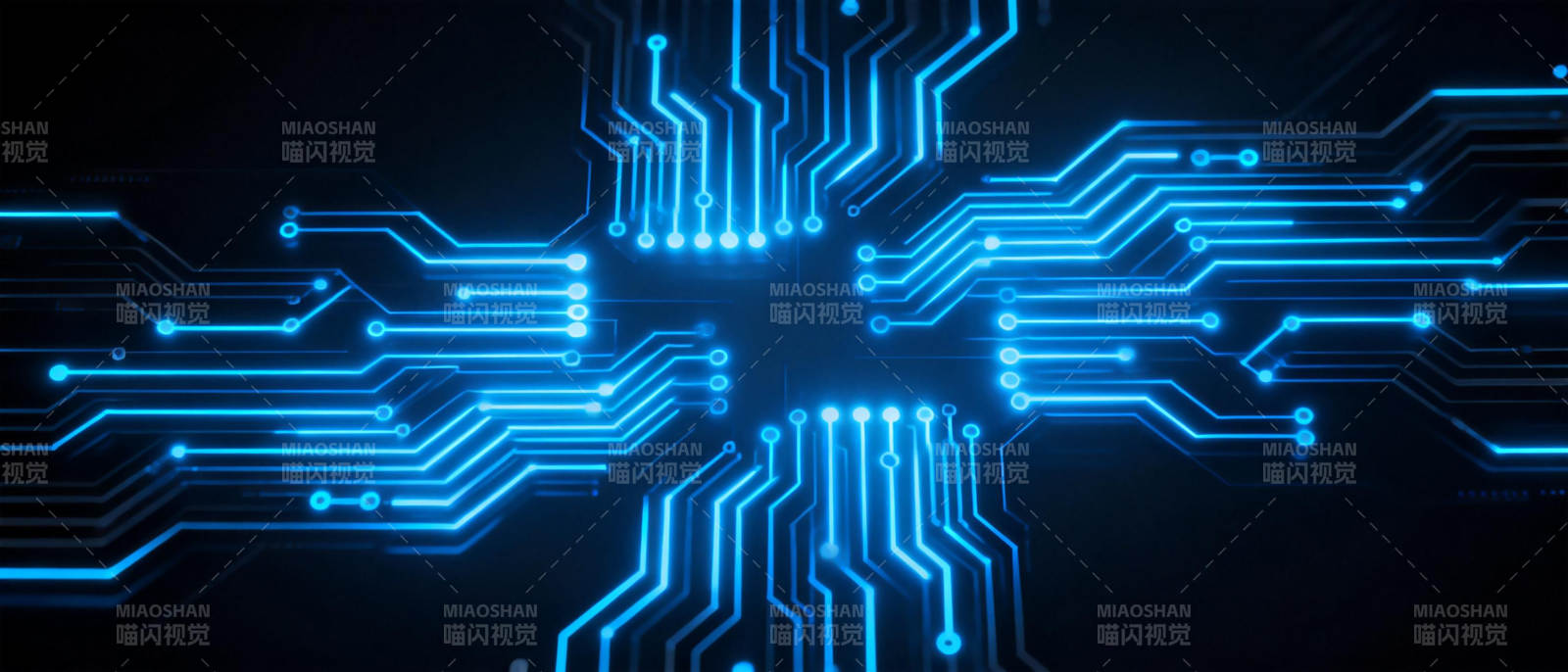 科技电路光效图片