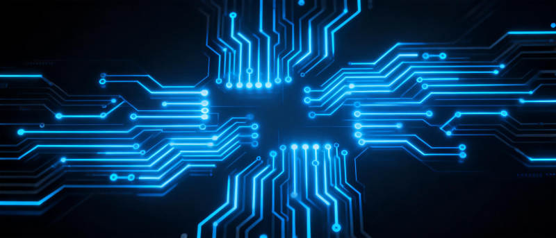 科技电路光效图片