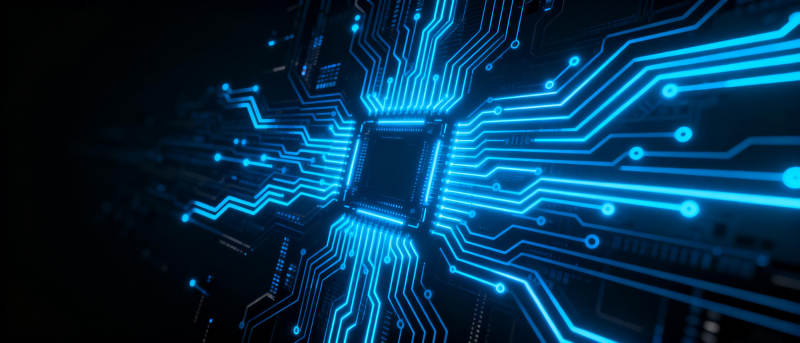 科技电路光效图片
