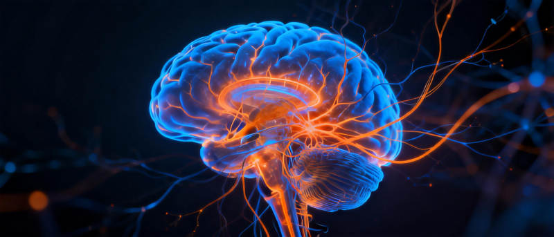 脑神经光效图图片