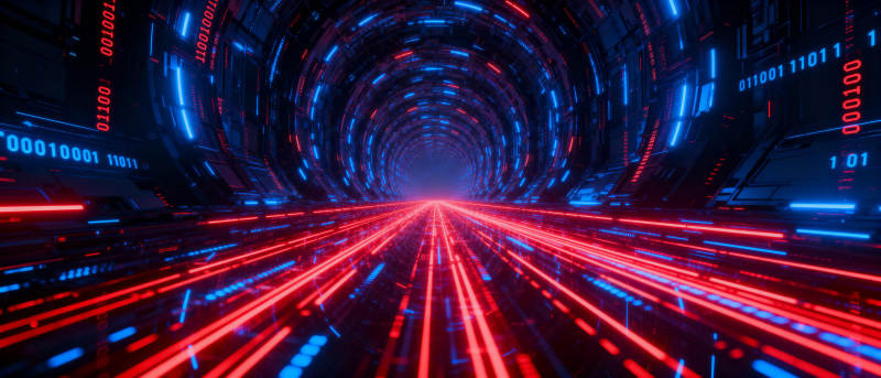数据隧道穿梭图片