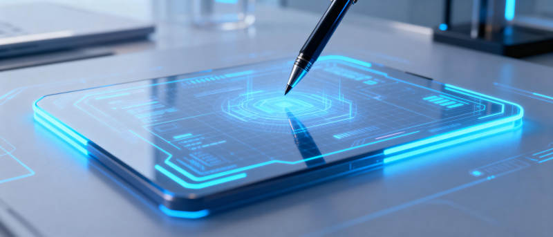 未来科技触控屏图片