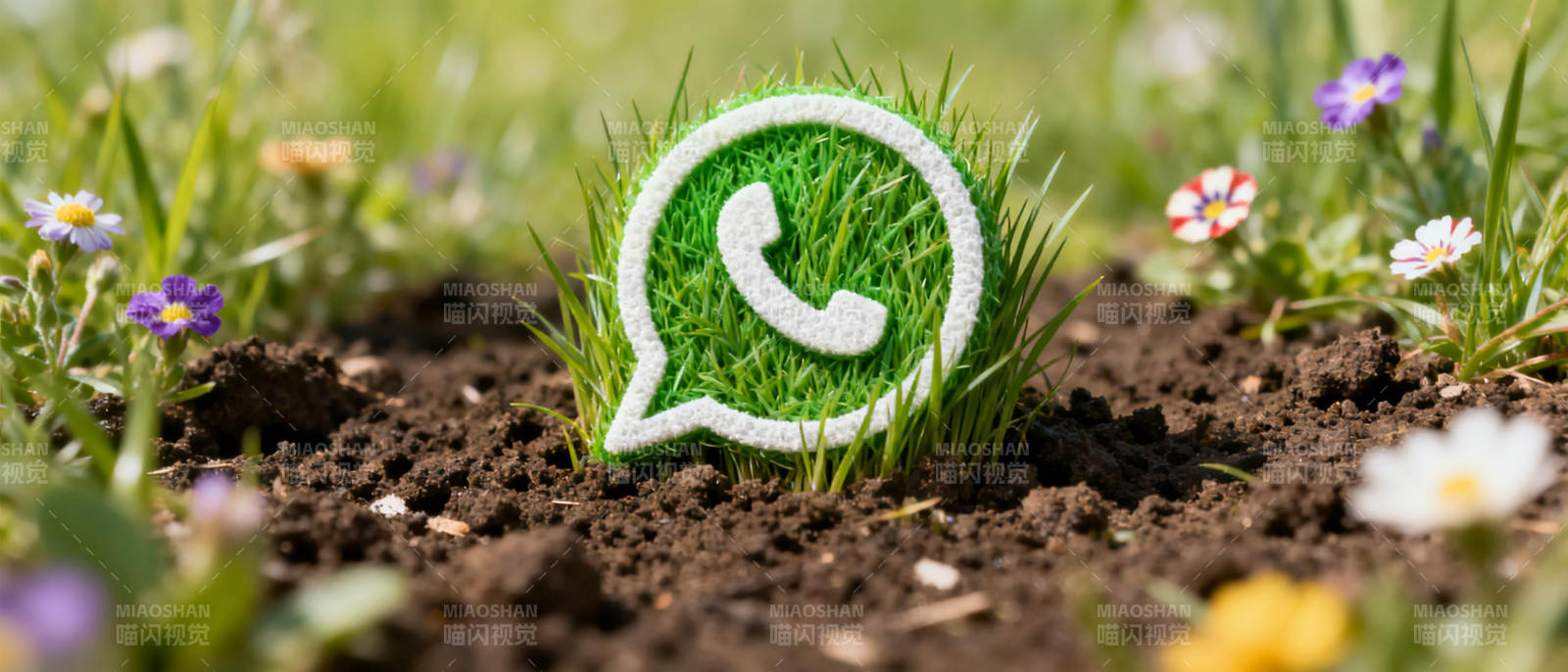 微信绿意盎然图片