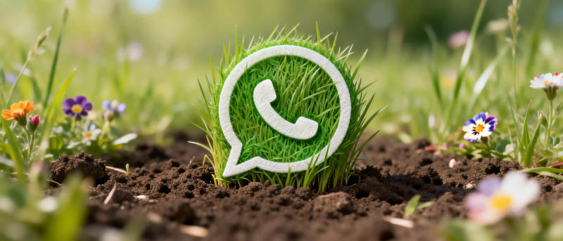 微信绿意盎然图片