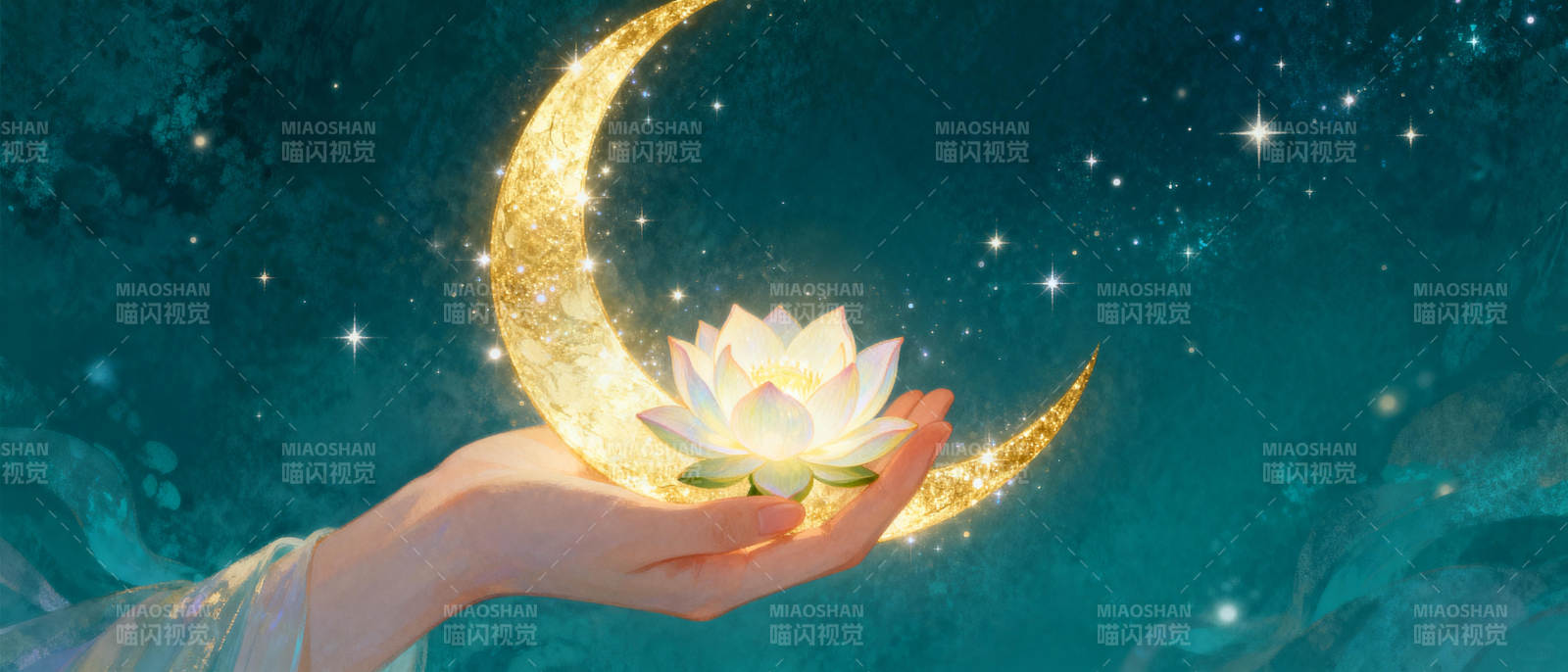 月光莲花梦图片