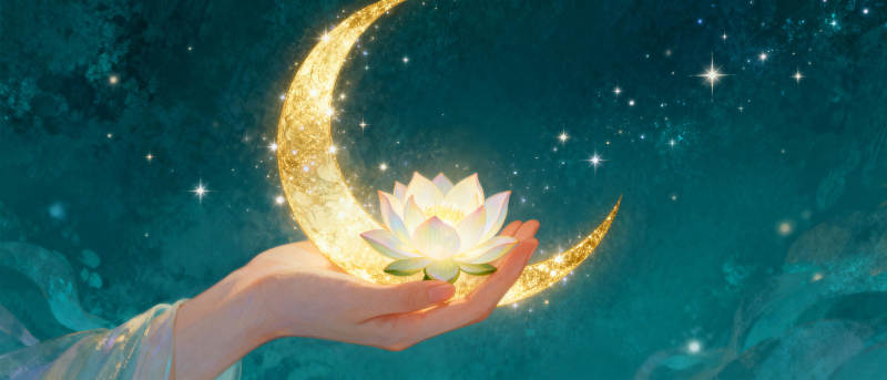 月光莲花梦图片
