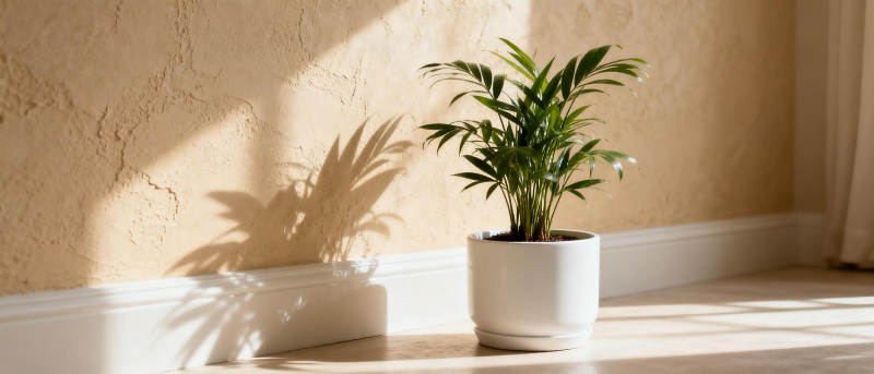 阳光下的绿植图片