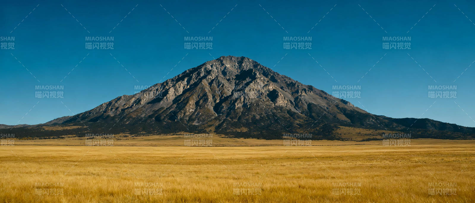 孤山草原风光图片