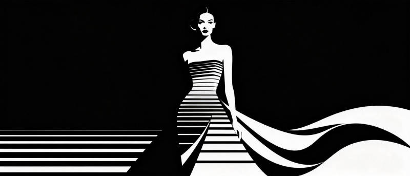 黑白时尚之舞图片