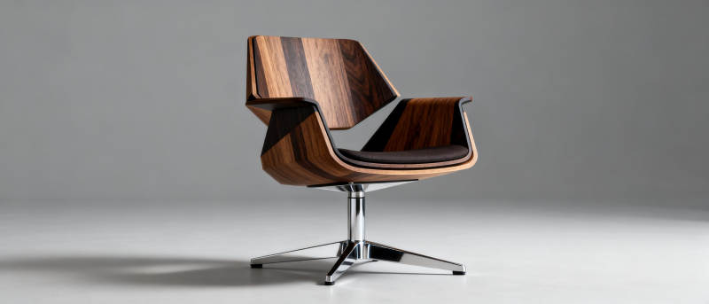 现代木椅设计图片