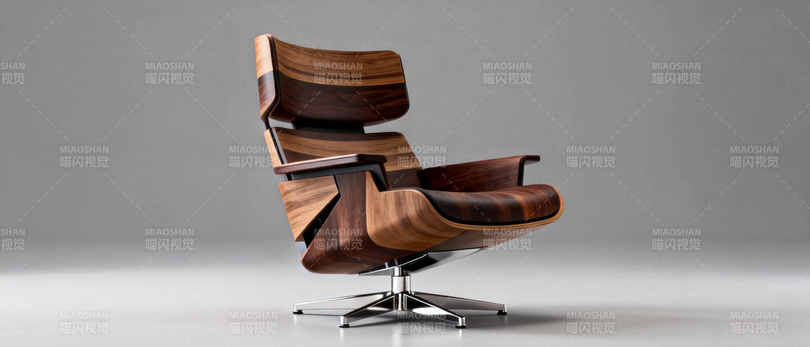 现代木质休闲椅图片