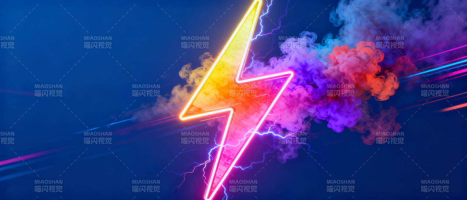 闪电风暴 炫彩瞬间图片