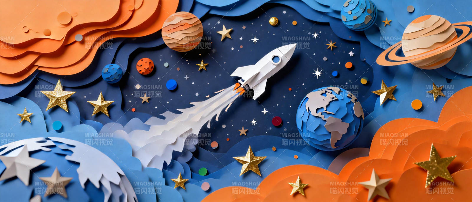 太空探险之旅图片