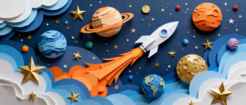 太空探险之旅图片