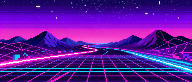 霓虹未来之路图片