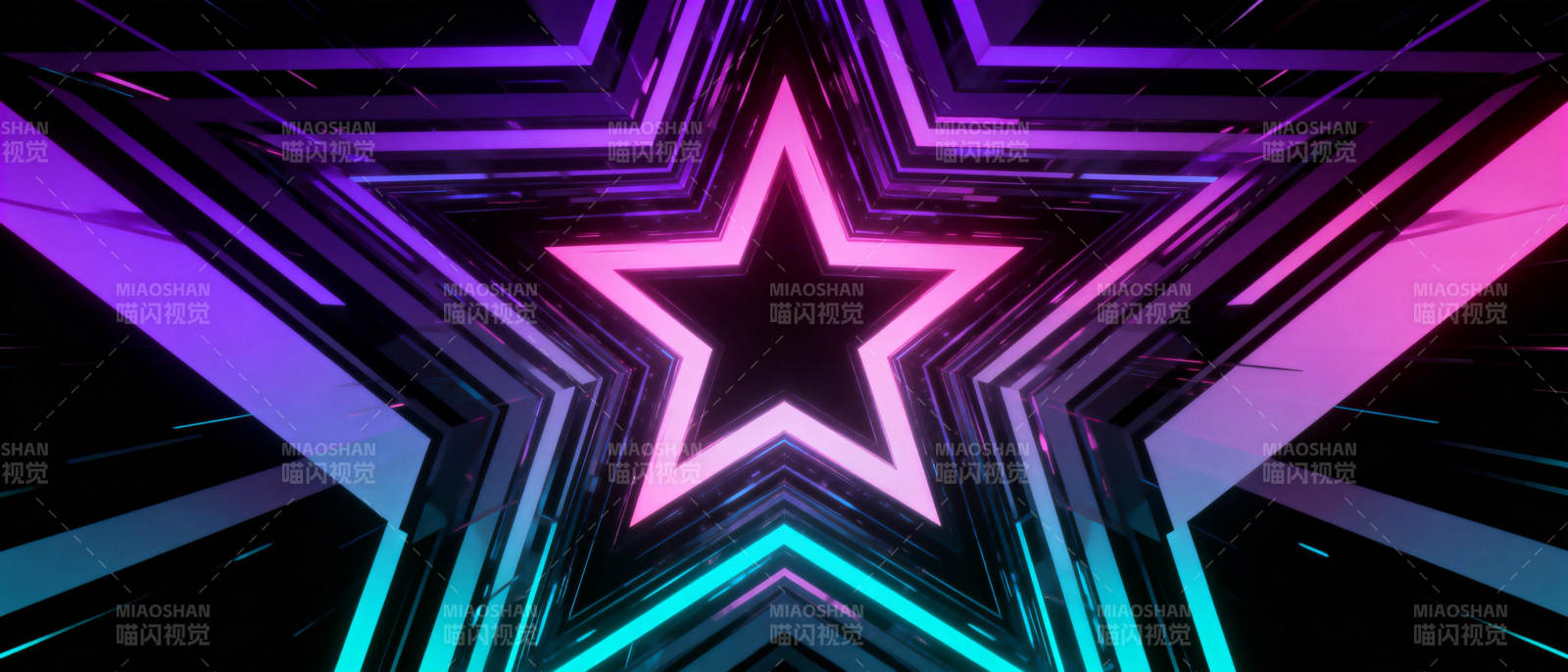 霓虹星辉隧道图片