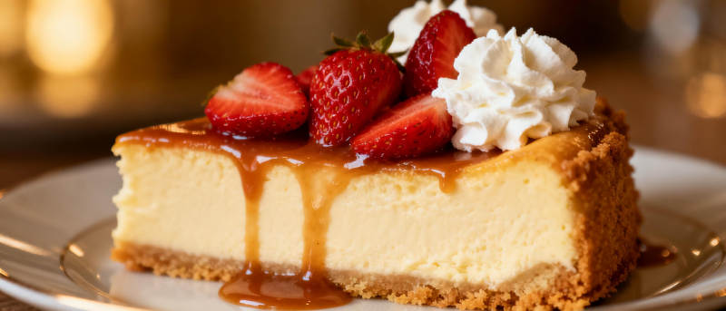 草莓芝士蛋糕图片