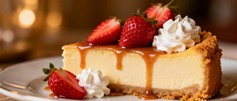 草莓芝士蛋糕图片