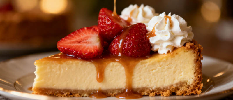 草莓芝士蛋糕图片