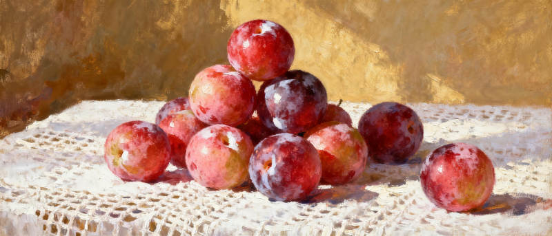 红润李子堆叠图图片